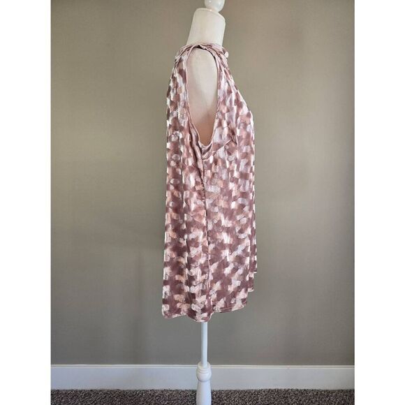 Amana Top Sz 2X Dusty Pink Velour - Picture 3 of 8